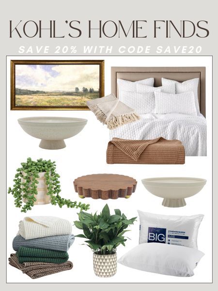 @Kohls home favorites!! So many great home finds from bedding, vases, wall art, planters, and more!! Plus everything is on sale right now! #kohls #kohlspartner 

#LTKHome #LTKSaleAlert #LTKSeasonal