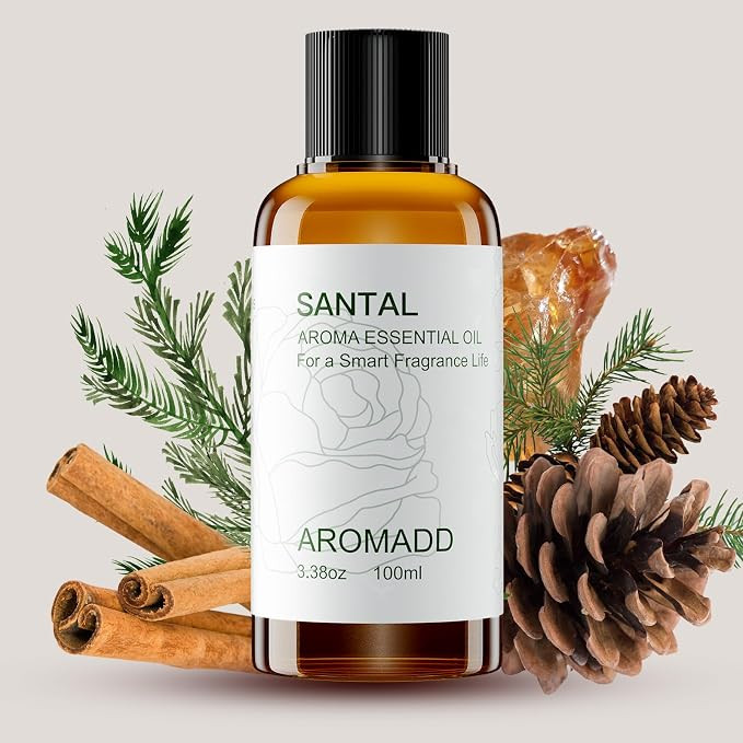 Aromadd Santal Diffuser Oil Inspired by Luxury Hotel Scent, Essential Oils for Waterless Diffuser... | Amazon (US)