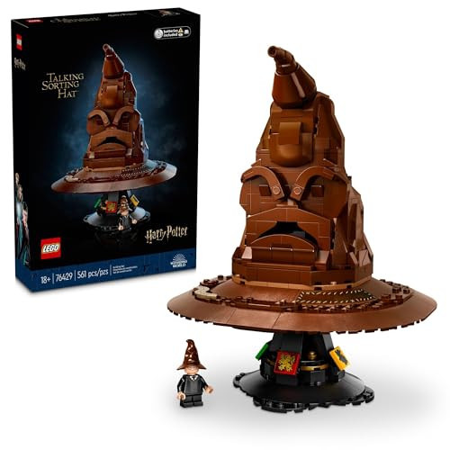 LEGO Harry Potter Talking Sorting Hat W/ 31 Voices - Harry Potter Building Set - Gift Idea for Adults, Women & Men, 18+ - 76429 | Amazon (US)