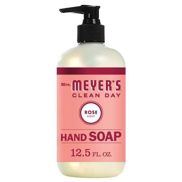 Mrs. Meyer's Clean Day Liquid Hand Soap, Rose Scent, 12.5 Ounce Bottle | Walmart (US)
