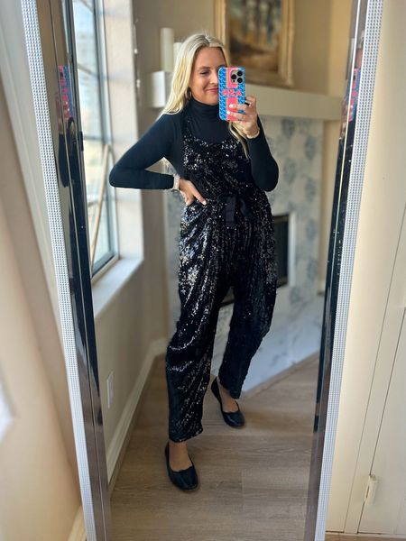 Sequin jumpsuit for the holiday party or holiday day win! Loving this fancy spin on my fave free people jumpsuit. Wearing size XS. Bodysuit is size small


#LTKHoliday #LTKSeasonal #LTKparties