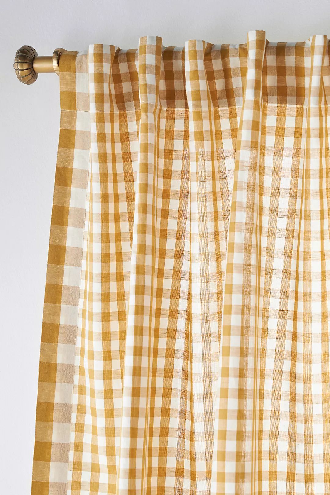 Gingham Curtain | Anthropologie (US)