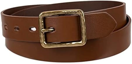 Levi's womens Casual Leather Belt With Square Buckle – Stylish Jeans & Dress Belt (Regular & Pl... | Amazon (US)