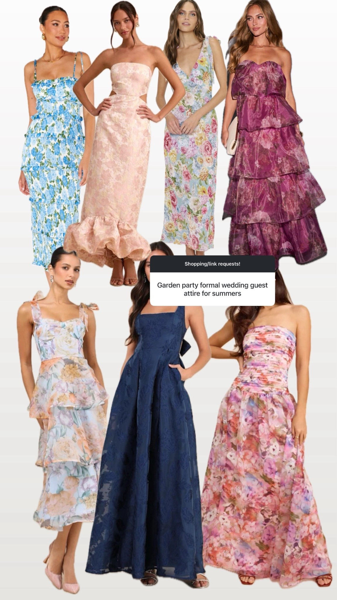 Formal garden party dresses! 

#LTKSeasonal #LTKWedding #LTKootd