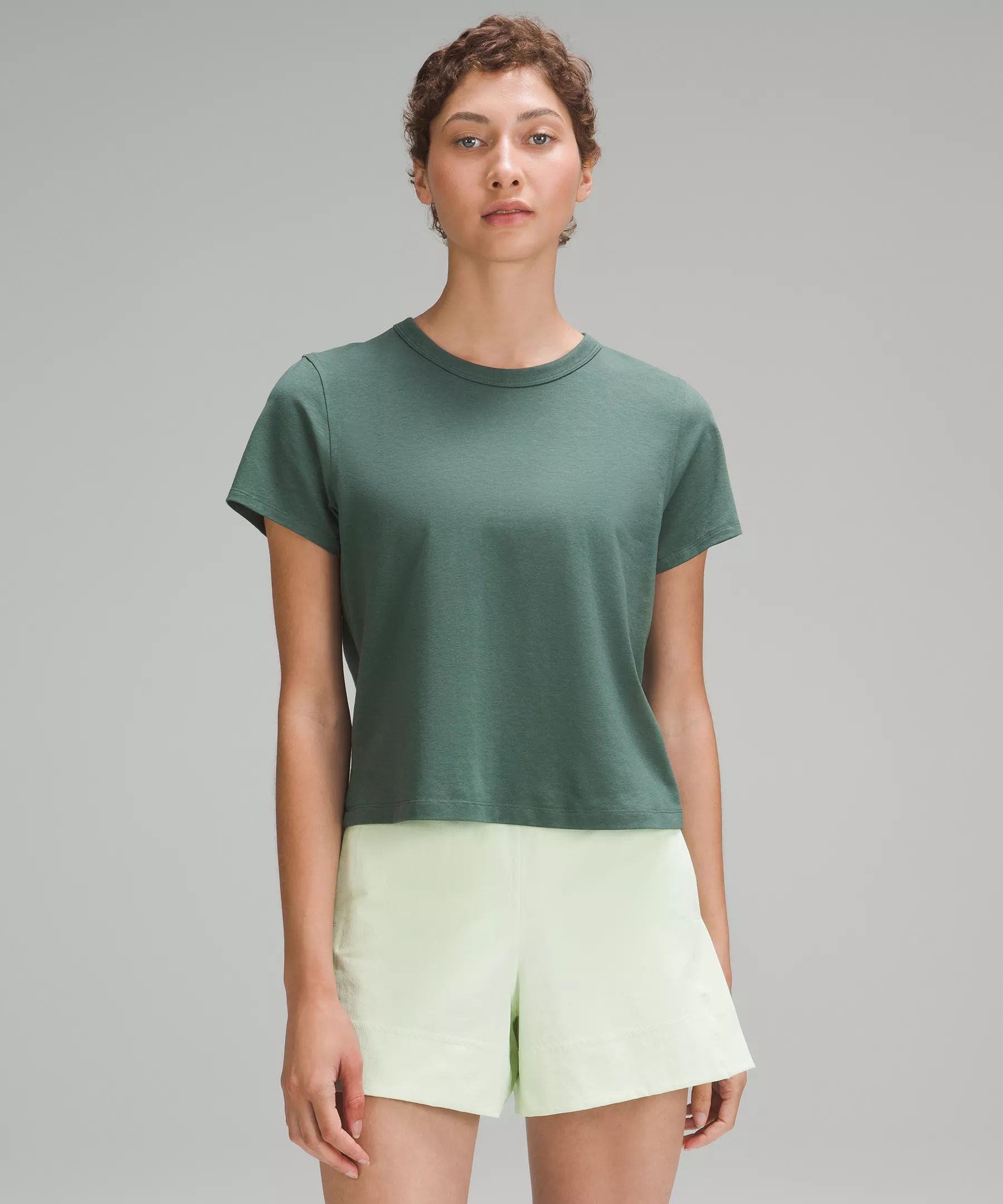 Classic-Fit Cotton-Blend T-Shirt | Women's Short Sleeve Shirts & Tee's | lululemon | lululemon (CA)