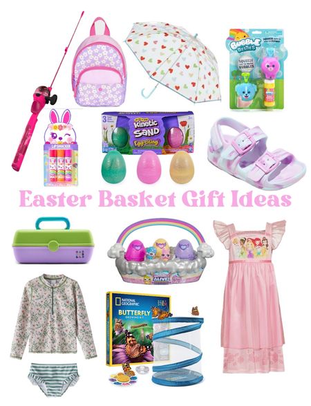 Easter Basket Gift Ideas - Toddler Girls. Toddler Girl Spring Gifts. Toddler Sandals. Butterfly kit. 

Easter finds for kids Target, Amazon Easter toddler girl gifts

#LTKfamily #LTKSeasonal #LTKkids
