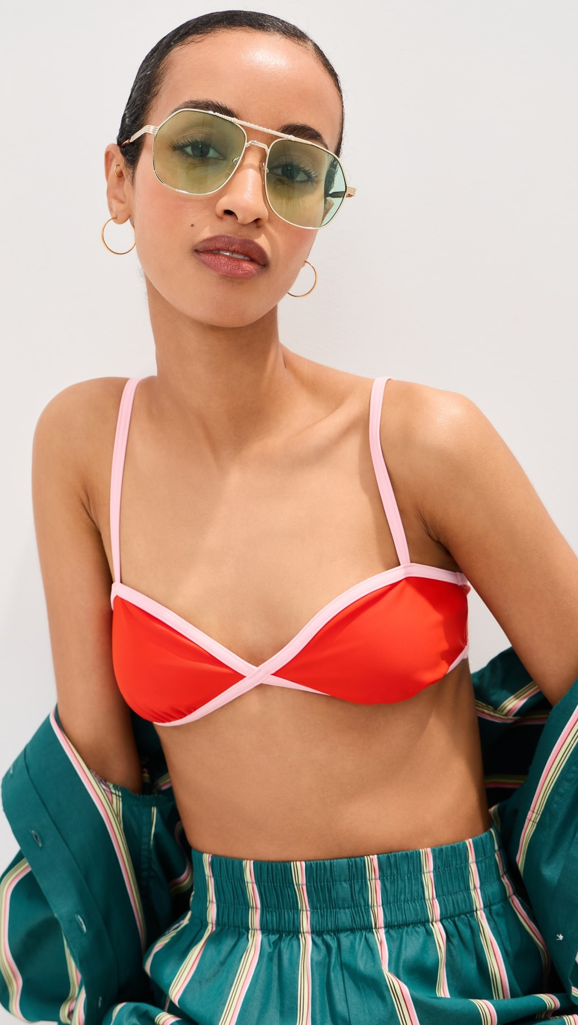 Colorblock Bikini Top | Shopbop