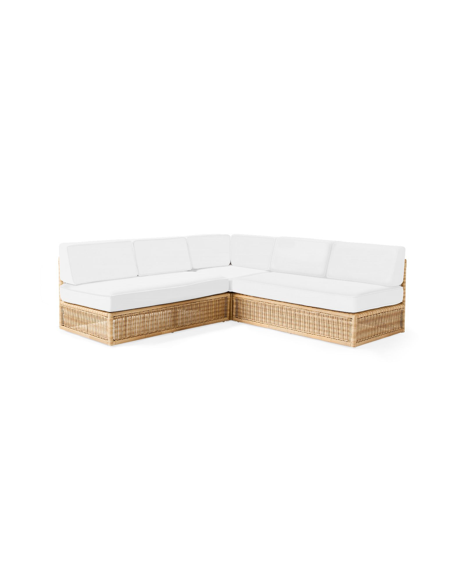 Pacifica Modular Armless Corner Sectional - Light Dune | Serena and Lily