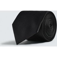 Zara - Basic 100% Silk Tie - Black - M - Man | Zara US