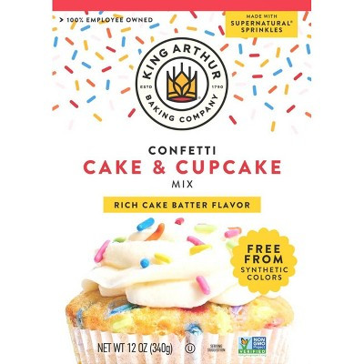 King Arthur Confetti Cake and Cupcake Mix - 12oz | Target
