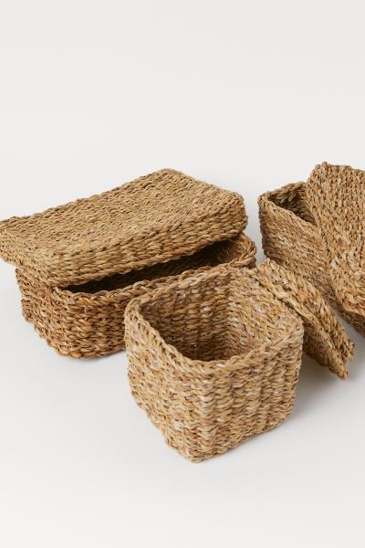 Storage Basket with Lid | H&M (US + CA)