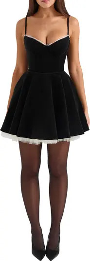 HOUSE OF CB Minimoiselle Bustier Stretch Satin Minidress | Nordstrom | Nordstrom