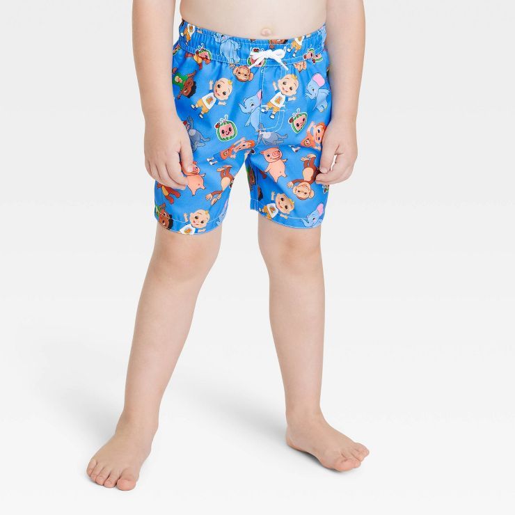 Toddler Boys' Dreamwave Swim Shorts - Blue | Target