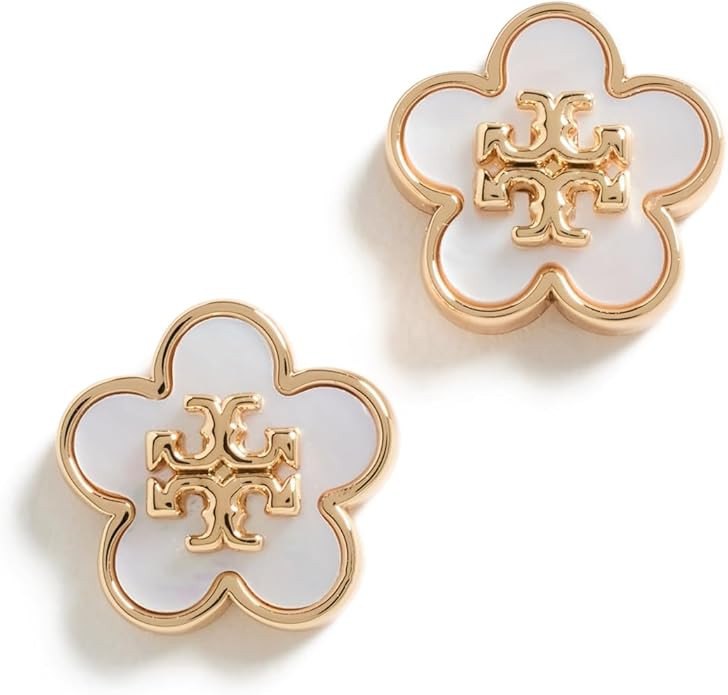 Tory Burch Women's Kira Flower Studs | Amazon (US)