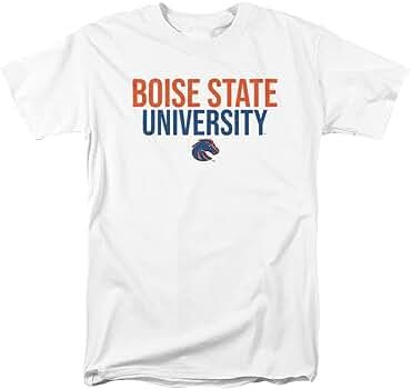 Boise State University Official Stacked Unisex Adult T Shirt | Amazon (US)