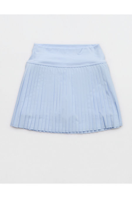 OFFLINE By Aerie All Aces Tennis Skort Women's Eyelet Blue XXS | Aerie