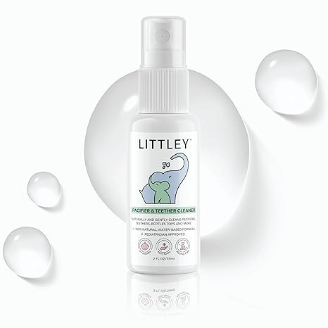 Littley Pacifier & Teether Cleaner | 2 oz | Alcohol‑Free HOCl Spray for Baby Pacifiers,... | Amazon (US)