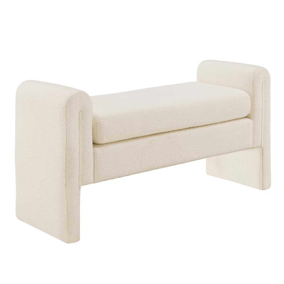 Inspire Q Large Rodgers Bench Ivory White | Target