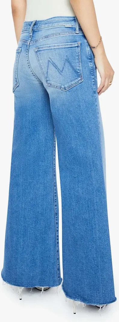 Lil' Roller Frayed Wide Leg Jeans | Nordstrom