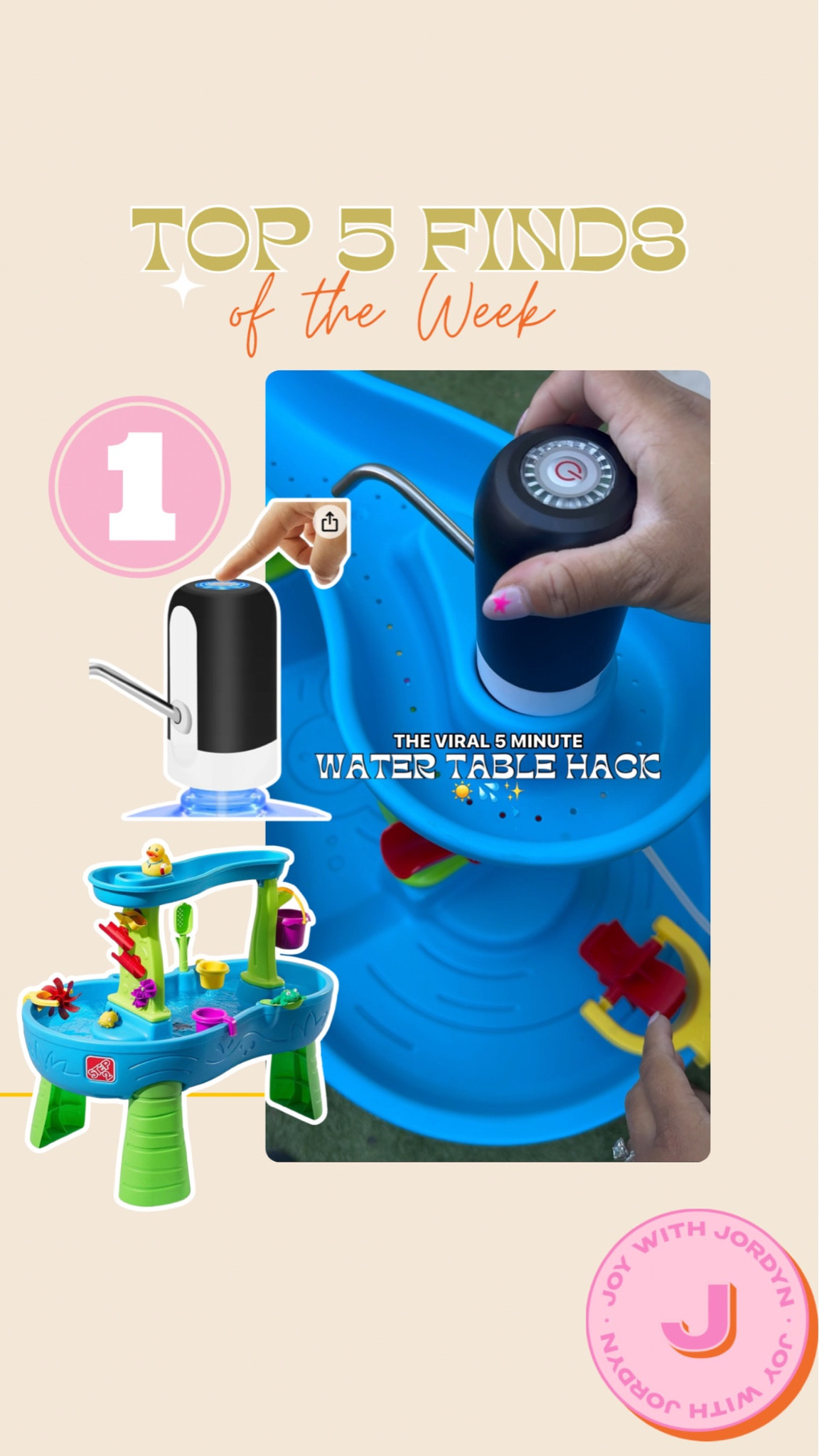 TOP FIND OF THE WEEK: viral water pump hack for your water tables. Exact pump is saved 

#LTKkids #LTKfamily #LTKfindsunder100