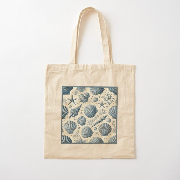 Blue Sea Shells Tote Bag | Redbubble (US)