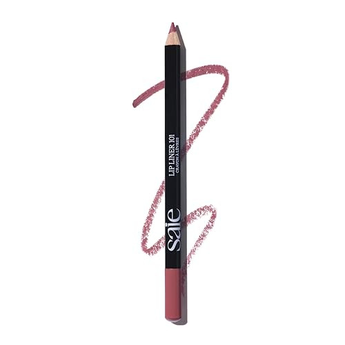 Saie Lip Liner 101 - Lip Pencil Made with a Creamy, Soft Matte Formula for a Naturally Framed or Fully Filled Look - Supercharged with Shea Butter & Jojoba Oil - Twist (.05 oz) | Amazon (US)