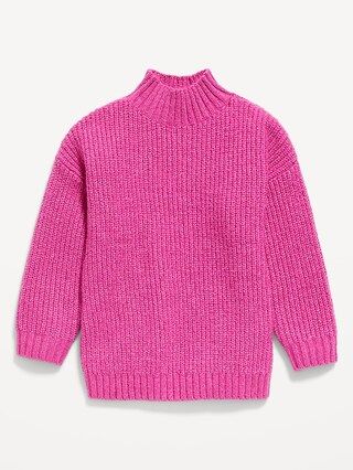 Mock-Neck Cocoon Sweater for Toddler Girls | Old Navy (US)