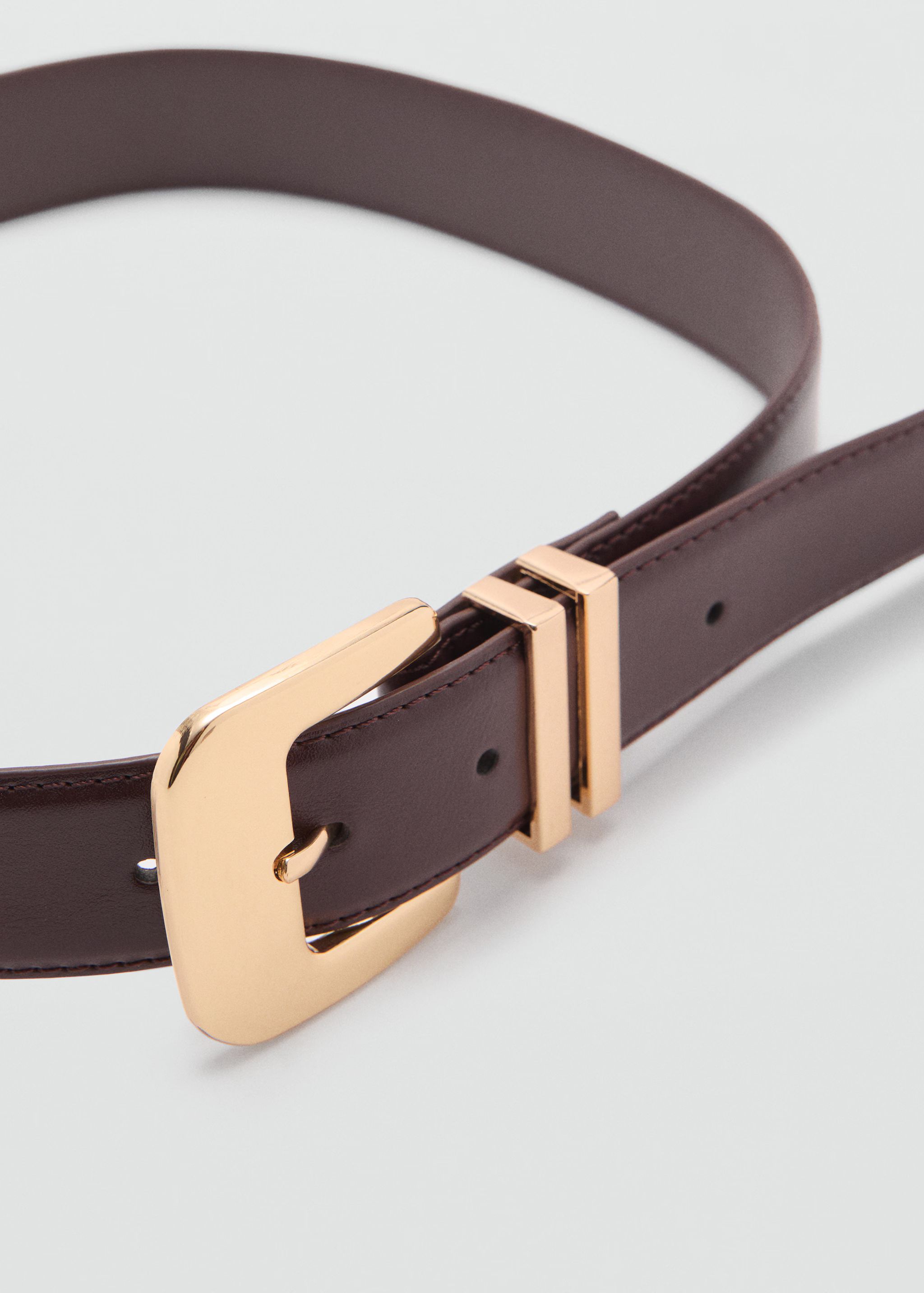 Square buckle belt - Woman | MANGO USA | MANGO (US)