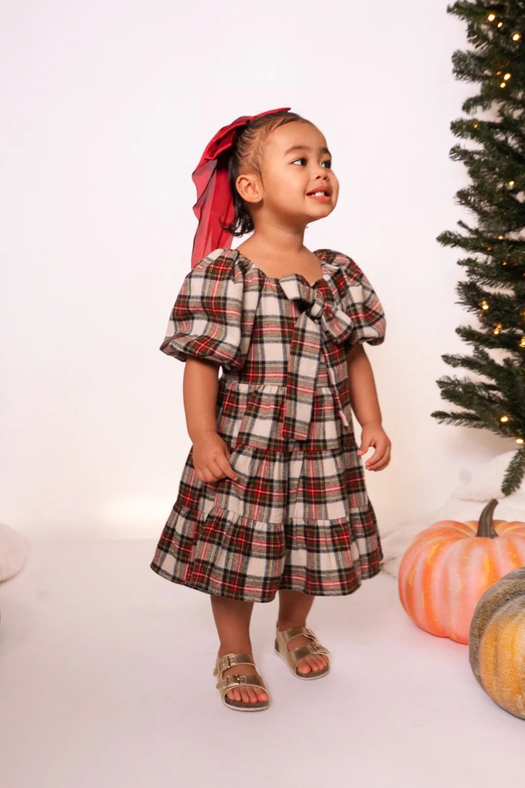 Mini Merry Dress in Holiday Plaid | Ivy City Co