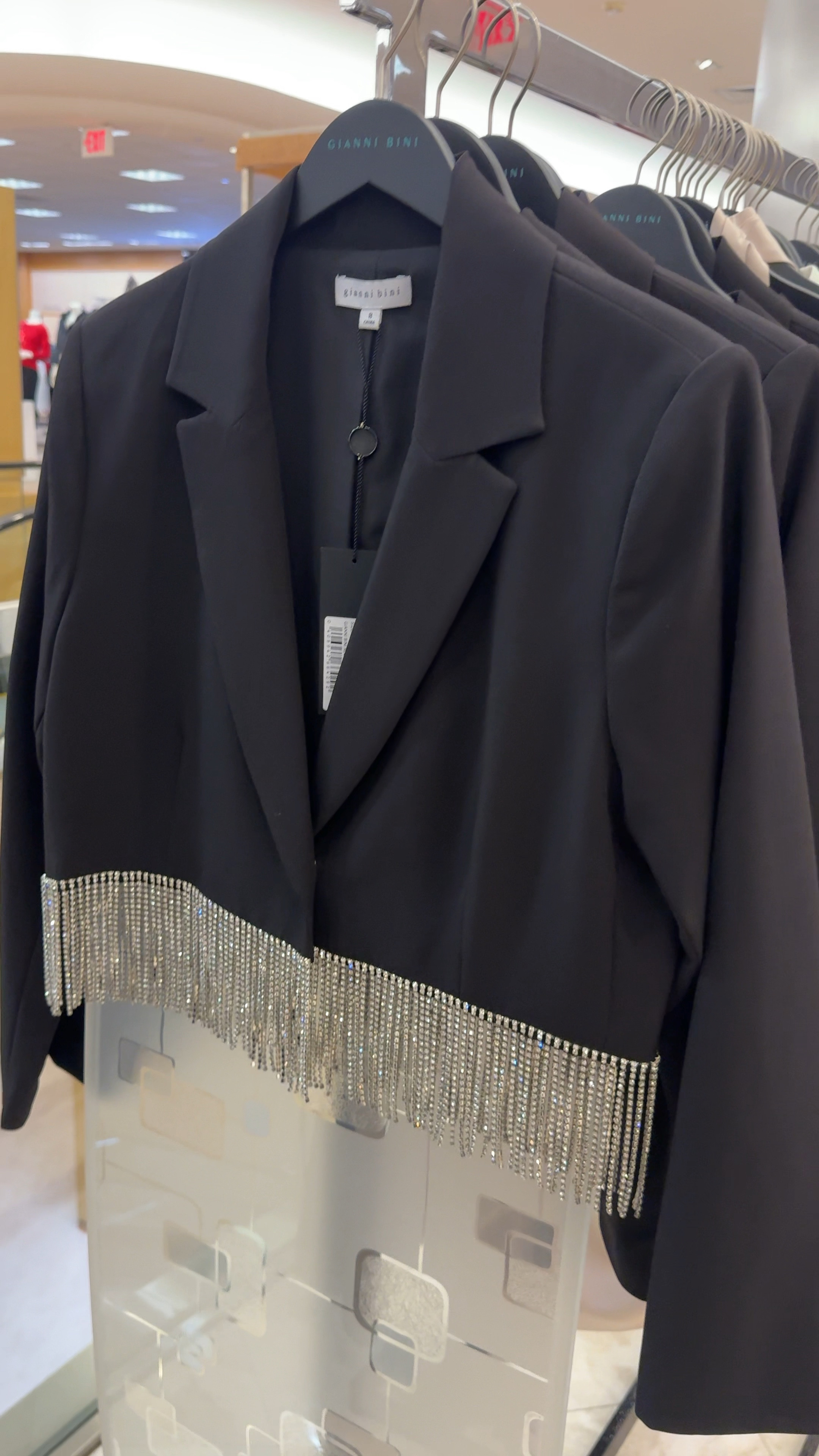 A & O inspired jacket from last year. I own the one from A & O. Anya Rhinestone Fringe Point Collar Long Sleeve Coordinating Jacket Also comes in white. 

Western wear
Crop tuxedo blazer
Rhinestone fringe 

#LTKParties #LTKHoliday #LTKOver40