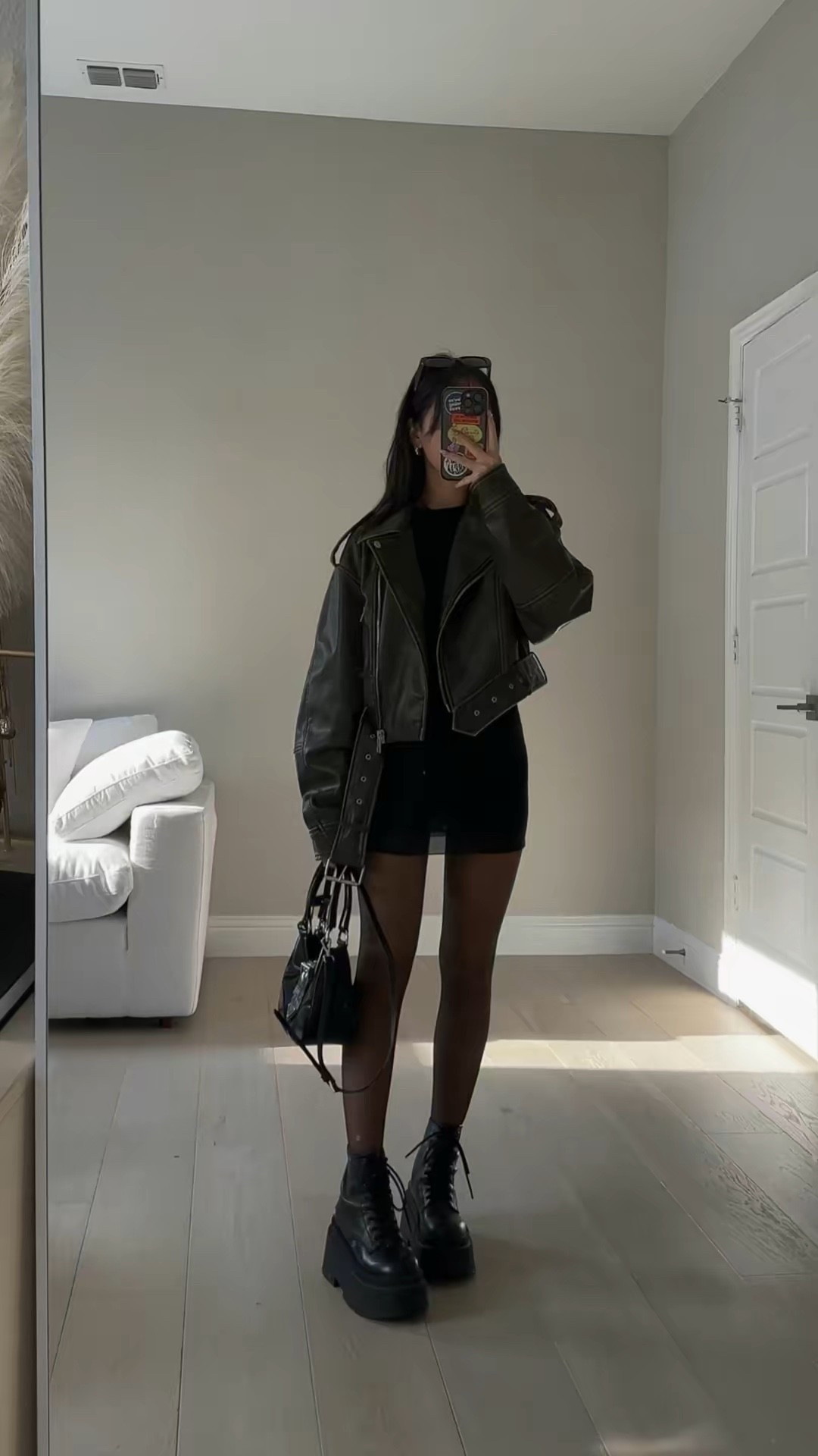 jacket is old zara, dress is size US 0