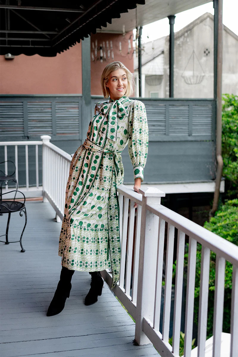 FINAL SALE Élysée Maxi | Emerald Green SUE SARTOR Marigold | SUE SARTOR