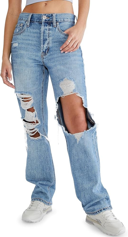 Aeropostale Women's Aero Baggy Jean | Amazon (US)