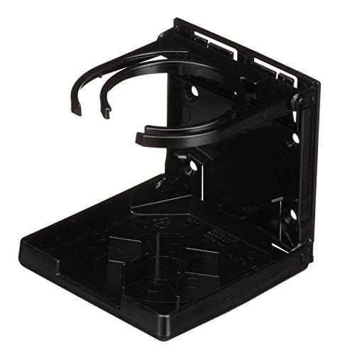 Attwood 2445-7 Fold-Up Dual Ring Drink Holder (Black) | Amazon (US)