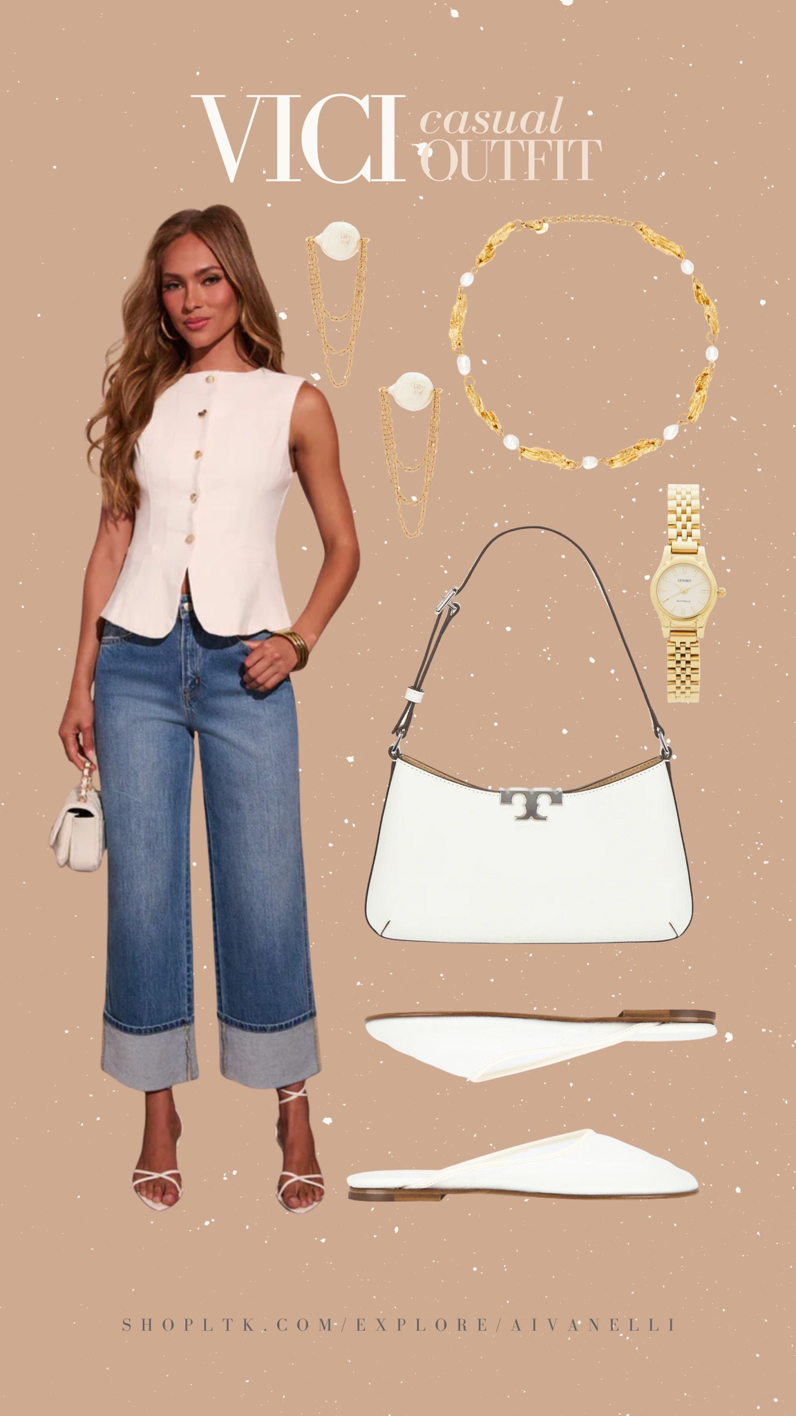 VICI summer casual look

Use code aivanelli35 for 35% off your order

casual linen outfit
everyday summer basics
oversized tee outfit
lightweight summer layers
neutral casual fashion
matching lounge sets
denim shorts outfit
easy summer style
comfy everyday sandals

#LTKootd #LTKSeasonal #LTKSaleAlert