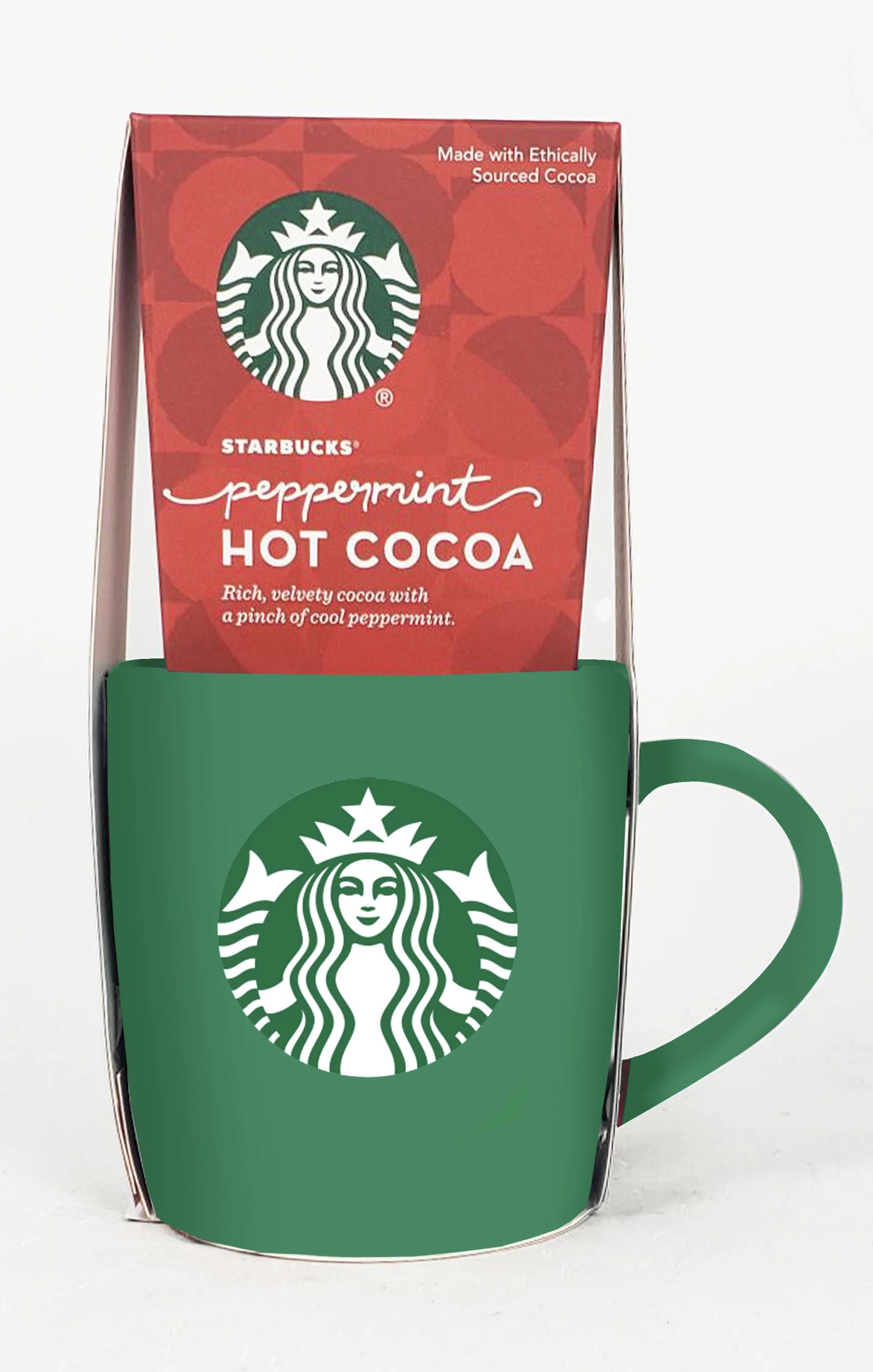 Starbucks Holiday Mug with Cocoa Set, 2 Piece - Walmart.com | Walmart (US)