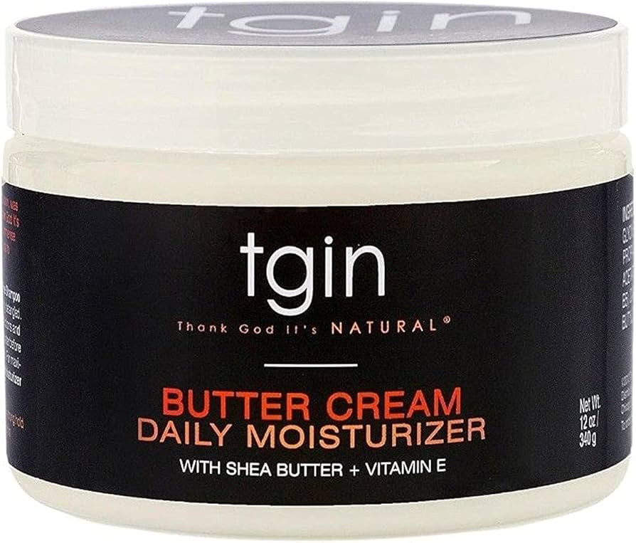 tgin Butter Cream Daily Moisturizer For Natural Hair - Dry Hair - Curly Hair - 12 Oz | Amazon (US)