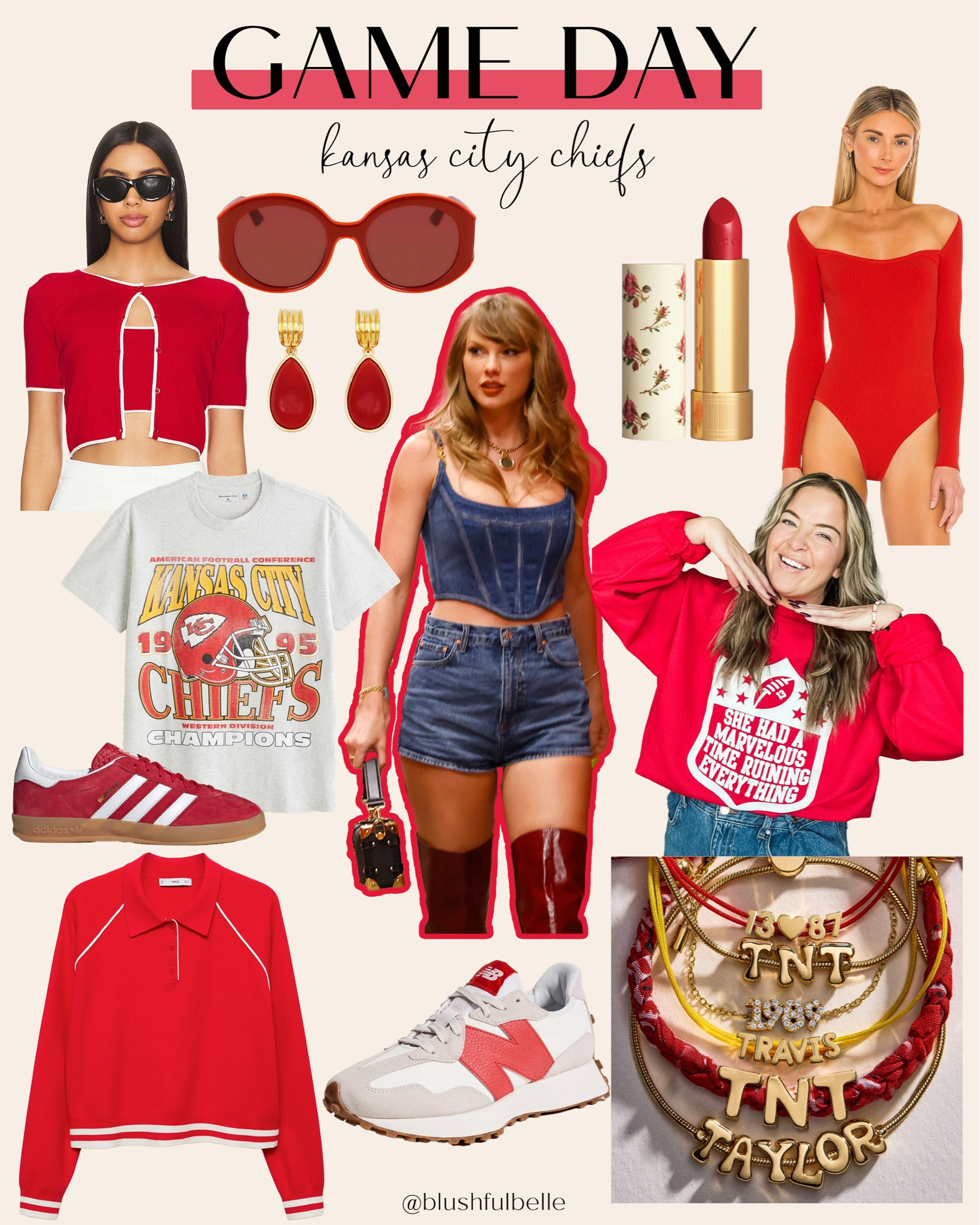 Swifties…are you game day ready?! ❤️🏈💛 I’m not a football girlie at all but you better believe I’m buying all the red things to wear on Sundays for the foreseeable future 😂 

Chiefs football outfits, football game day outfit, Taylor swift, football game outfits

#LTKStyleTip #LTKSeasonal