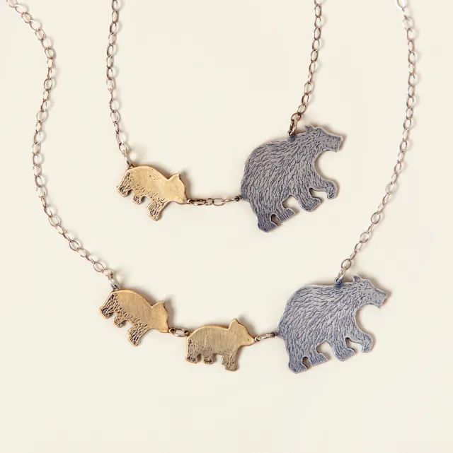 Mama Bear Necklaces | UncommonGoods