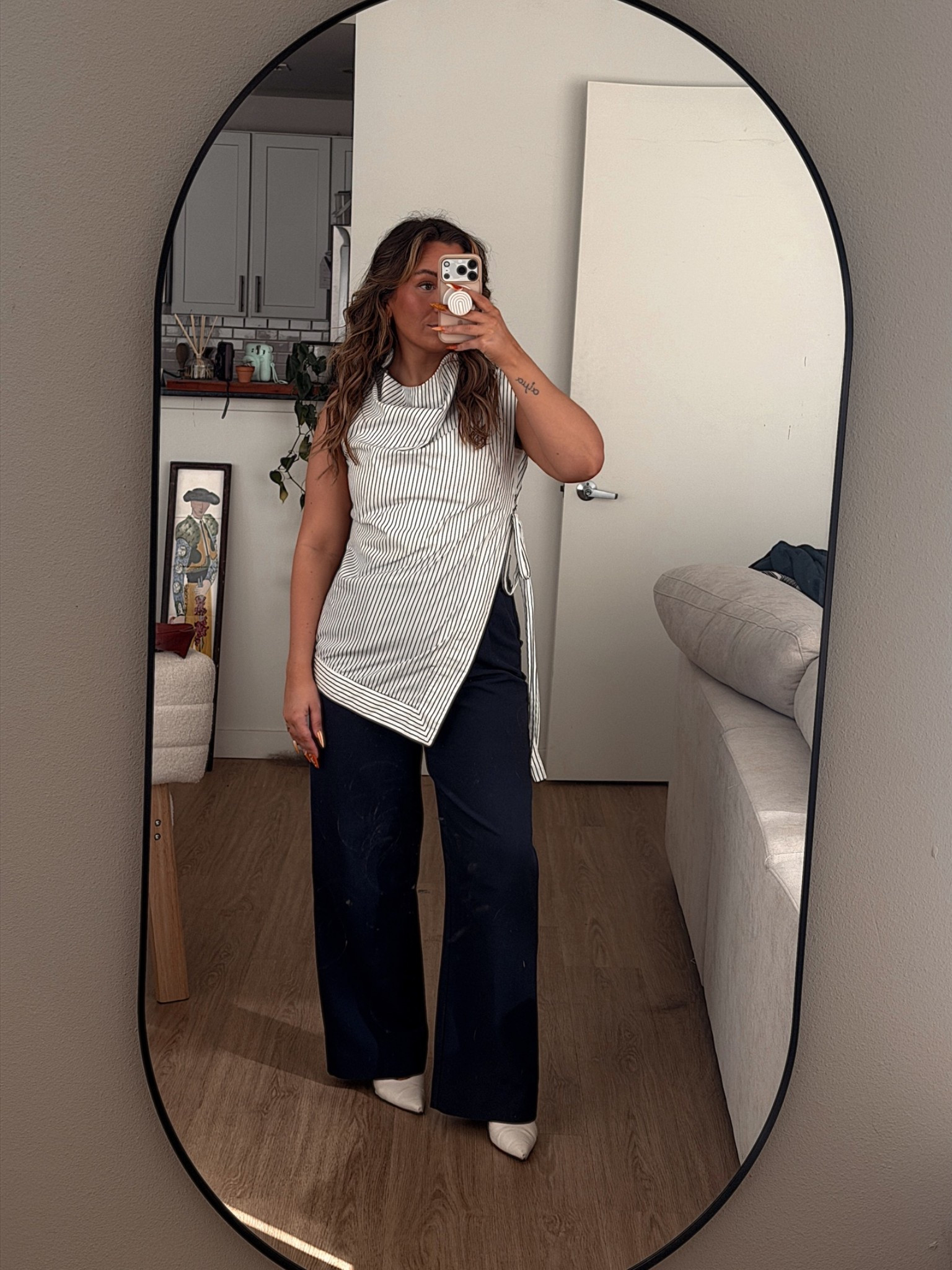 top - staud via rent the runway (use code RTRXKADY to save on your subscription!)
pants - abercrombie
heels - naturalizer

#LTKootd #LTKWorkwear