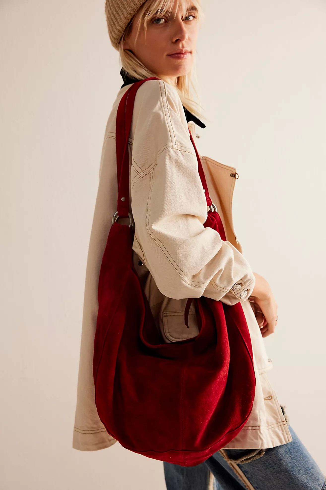 Roma Suede Tote Bag | Free People (Global - UK&FR Excluded)