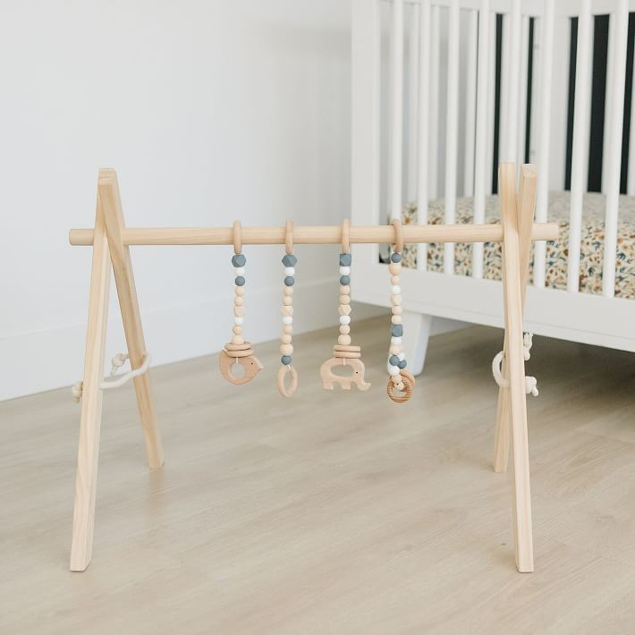 Poppyseed Play Wood Baby Gym | West Elm (US)