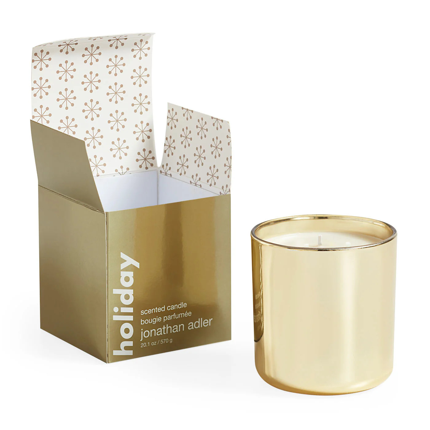 Pop Three-Wick Holiday Candle | Jonathan Adler US