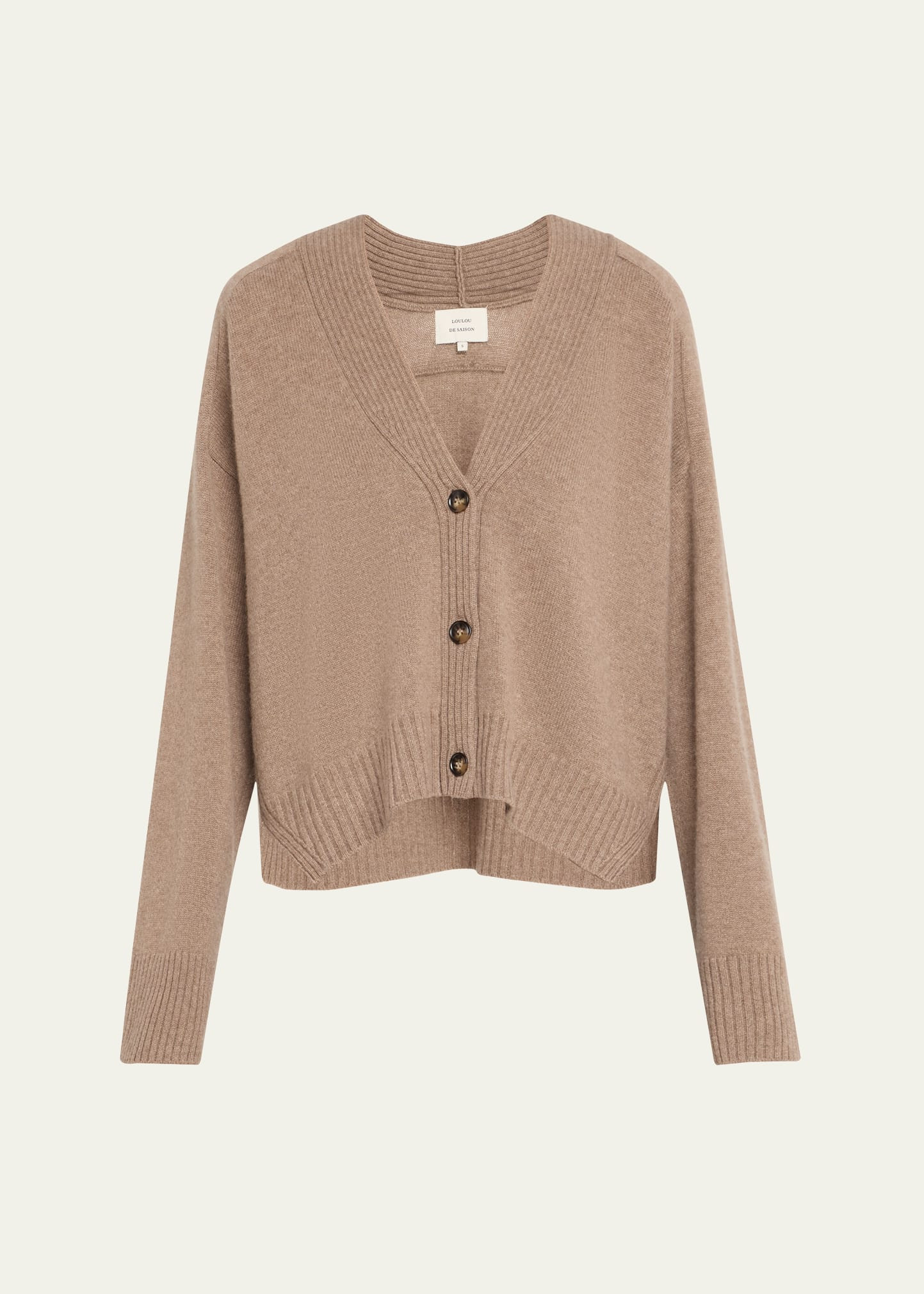 Loulou De Saison Kaia V-Neck Cashmere Cardigan | Bergdorf Goodman