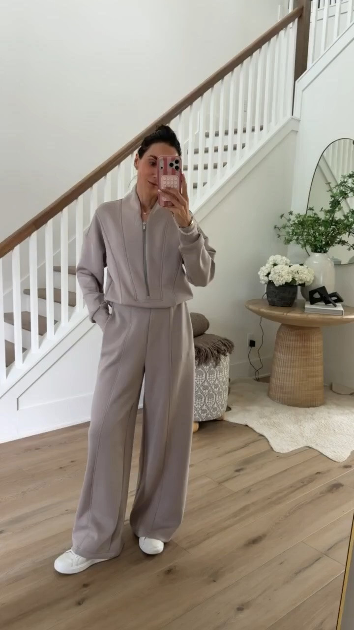 SPANX AirEssentials are on sale, and this matching set is one of my favorites for travel, errands, and everyday comfort. The fabric is incredibly soft, the fit is so flattering, and you can save 20% off with code LTK20.

SPANX AirEssentials, SPANX sale, matching set, travel outfit, airport outfit, comfortable outfit, wide leg pants, athleisure outfit, lounge set, fall travel style, annabrstyle

#LTKootd #LTKSeasonal #LTKOver40
