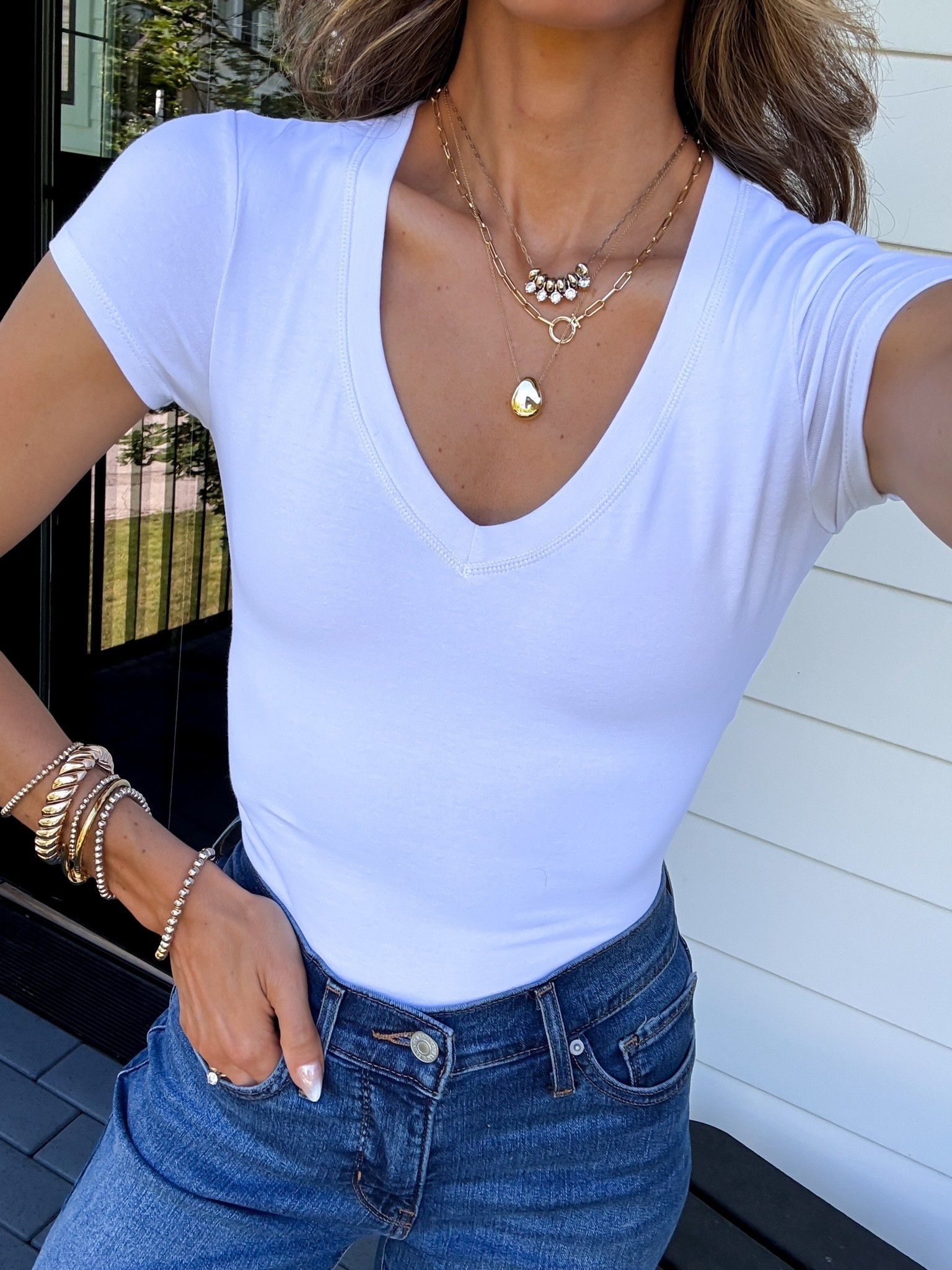 Built in bra tee that’s not see through because it has nude molded cup that’s actually supportive! Wearing a xsmall. Fits true to size.

#LTKootd #LTKdayinmylife #LTKmomlife