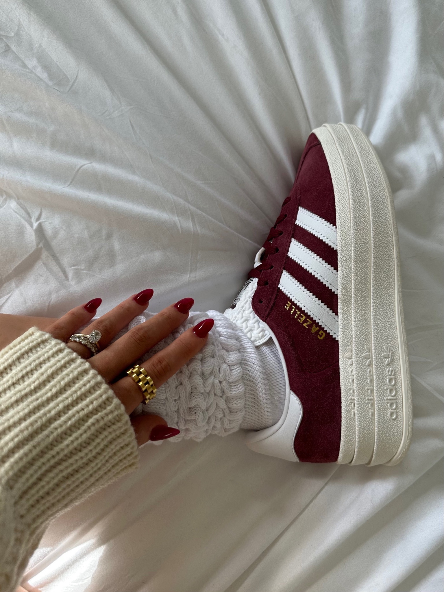 sneakers in the color of the fall! run bog, size down 🤎🍒 use code MIKAYLA for $$ off! 

#LTKSeasonal #LTKshoecrush #LTKstyletip