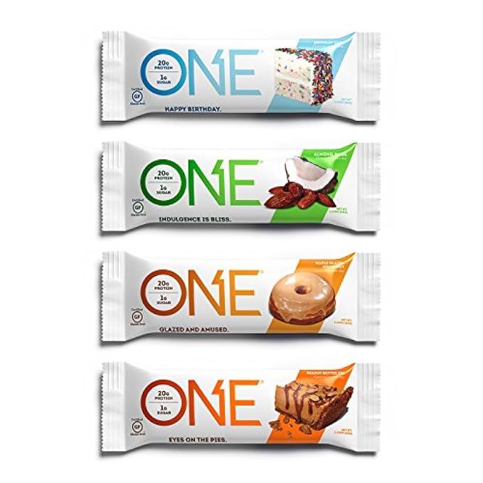 ONE Protein Bar, Best Sellers Variety Pack, 12-Pack, Gluten-Free, High Protein, Low Sugar, Includes  | Amazon (US)