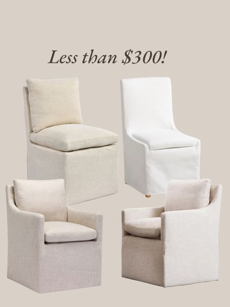 Dining room chairs. Accent chair. Modern organic. Modern traditional. Slipcovered. Dining room. Living room. Neutral  

#LTKhome #LTKsalealert #LTKMostLoved