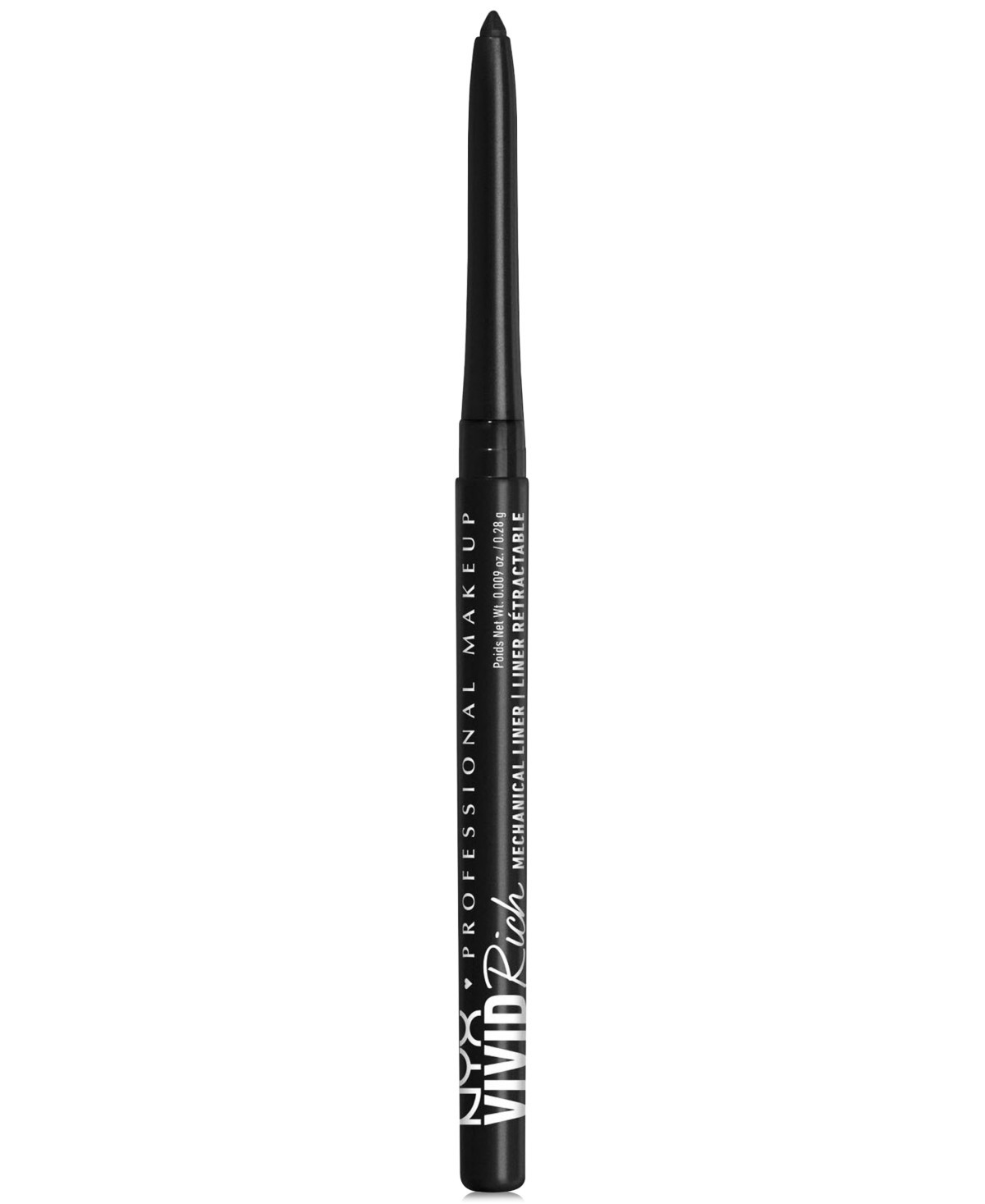 Nyx Professional Makeup Vivid Rich Retractable Eyeliner - Always Onyx | Macy's